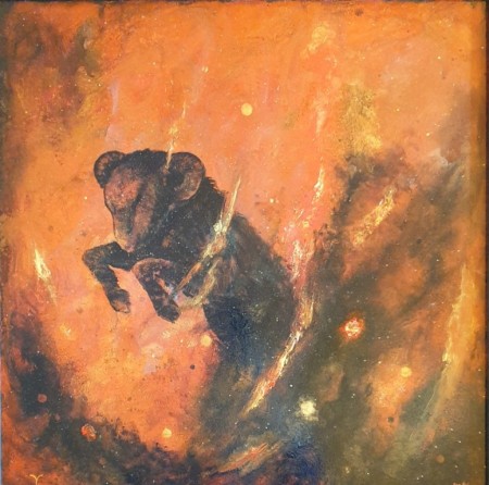 Væren (jeg er) Oljemaleri