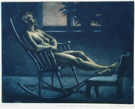 Sovende modell (ved vinduet)