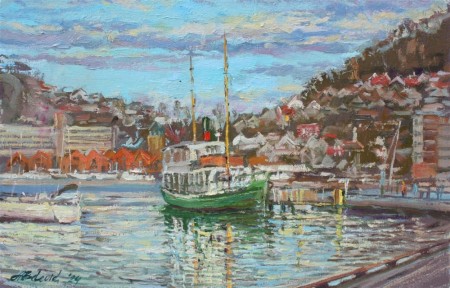 Sandnes Town Pier In March