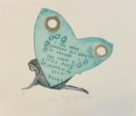 If you have someone you love in heaven (blå)