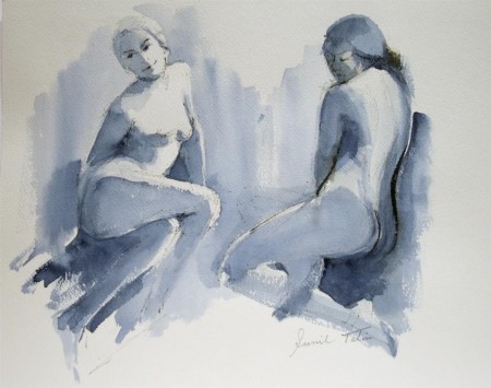 Two nude studies