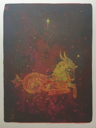 Stenbukken (jeg bruker) Litografiene