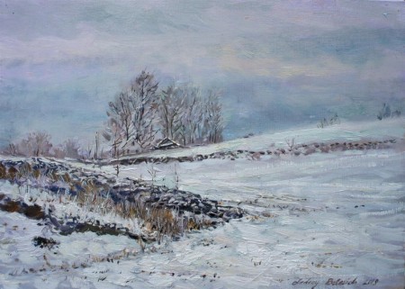 A Field Scenery At Kjosavik