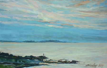 Sunset At Ræge Beach 