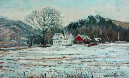 December Fields Scenery